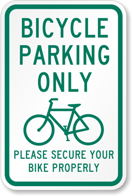 Bicycle Parking Only