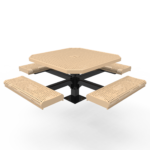 Children’s Octagonal Pedestal Table with Rolled Seats