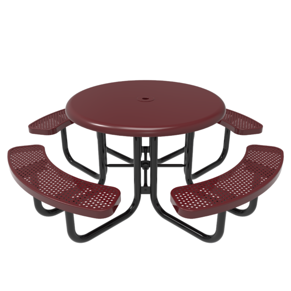 Children’s Round Solid Top Portable Picnic Table